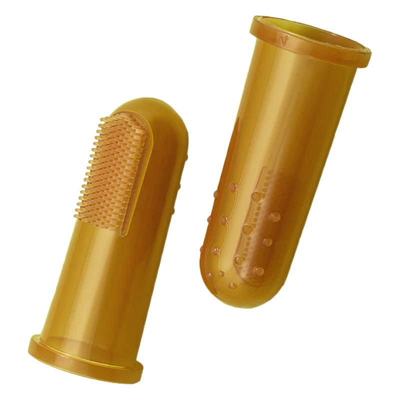 Baby Toothbrush Finger Set Soft Bristle Brush Oral Tongue Cleaning Artifact Baby Silicone Nipple Finger Set Toothbrush Factory