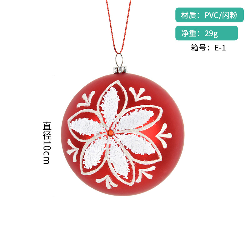 クリスマス装飾用品ガラス塗装ボールクリエイティブペンダントクリスマスツリーシーンアレンジメント雪だるま食品スタイリングペンダント|undefined