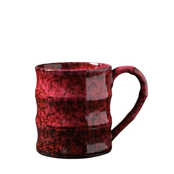 Large capacity ceramic mug kiln-changing water cup creative coffee…