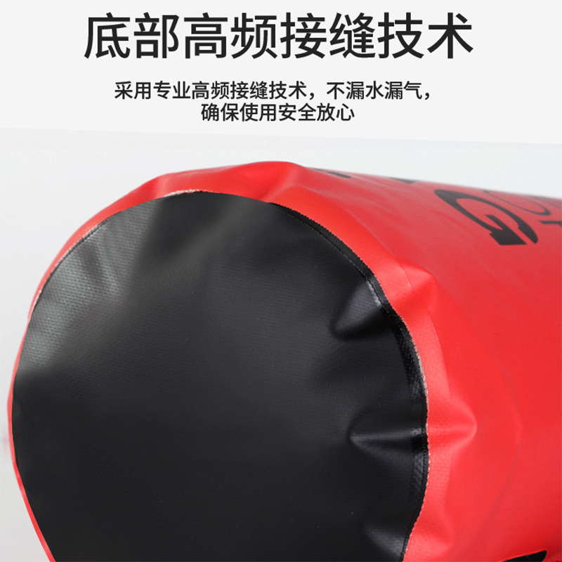 Mochila bandolera individual para exteriores, bolsa de almacenamiento para la playa, equipo de rafting, bolsa impermeable y gruesa para la playa