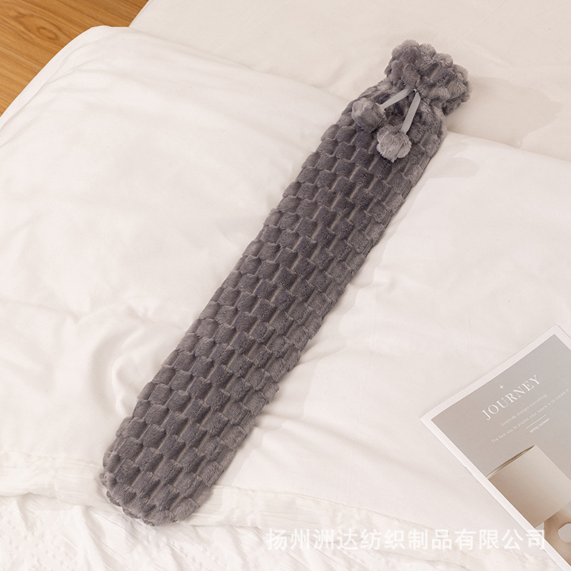 Bolsa de agua caliente almohada larga almohada de abrazamiento para niñas dormir piernas de cama cama de peluche dormitorio de estudiantes de invierno
