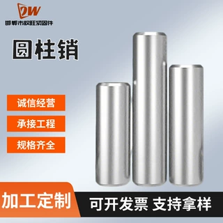 定制圆柱销GB实心圆柱销钉销子机械设备定位销自动化设备圆柱销轴