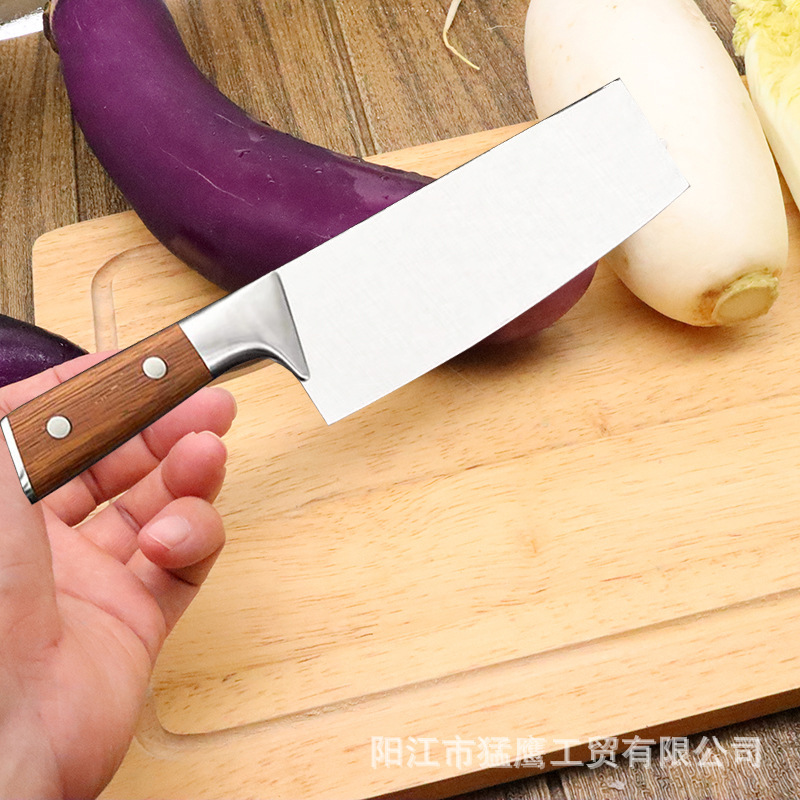 家庭用包丁手作り鍛造小包丁木柄家庭用台所肉切り料理人包丁工場刃物卸売り|undefined