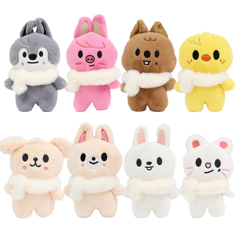 韩国流浪儿童可爱公仔方灿李龙馥同款毛绒玩具穿衣服娃娃应援玩偶