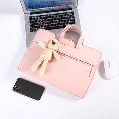 簡約小清新筆記本電腦包手提包女ins風可愛輕便保護套內膽包