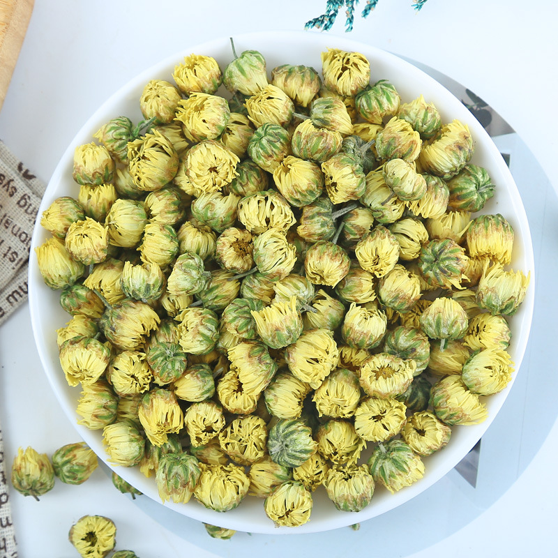 Wholesale factory direct supply of Taixing chrysanthemum buds, bulk Hangbai chrysanthemum, new arrival Taixing chrysanthemum king, source direct shipment, flower tea, chrysanthemum tea.