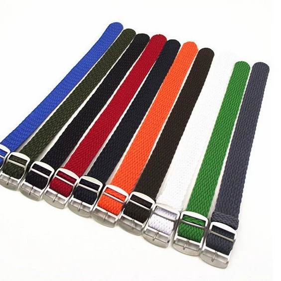 Белен плетеный нейлоновый ремешок высокого класса мягкий через 20 22mm perlon strap водяной призрак