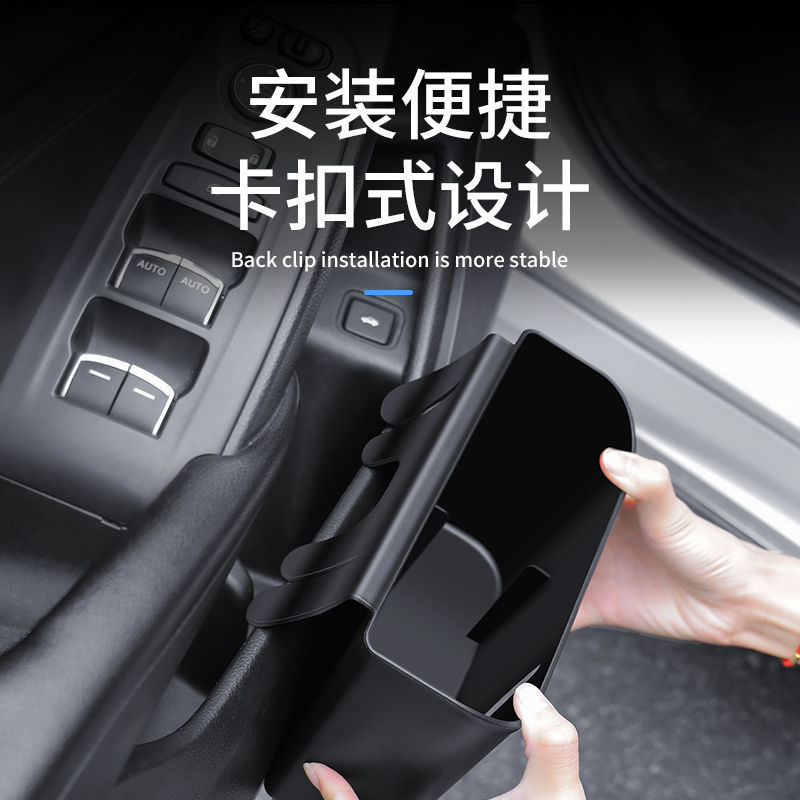 Car Rear Storage Box, Multifunctional Car Storage Box, Water Cup, Tissue Paper, Trash Can, Car Seat Back