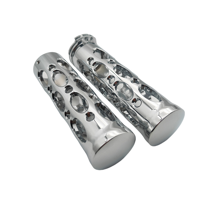 Motorcycle handlebar grips, retro Harley-style, for large-displacement bikes, 25mm handlebar diameter, direct from the factory