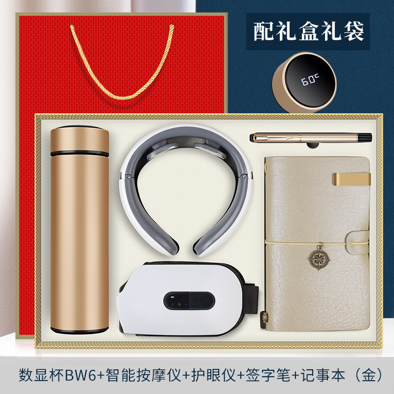 Empresa Reunión Anual negocio regalo reunión actividad ventosa traje protección para los ojos masajeador aniversario celebración mano regalo traje