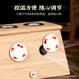 Бамбуковый ящик для прижигания, портативный прижигатель с одним отверстием, утолщенный деревянный ящик для палочек для моксы с регулируемой температурой, оптовый производитель оборудования для прижигания