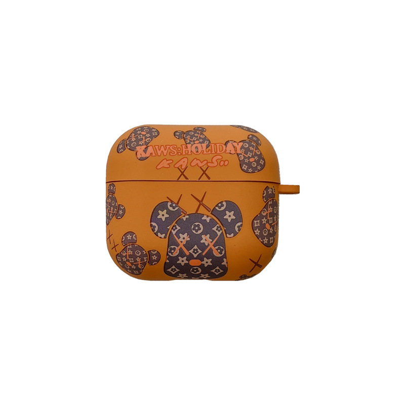 Silicone soft shell-orange bear head
