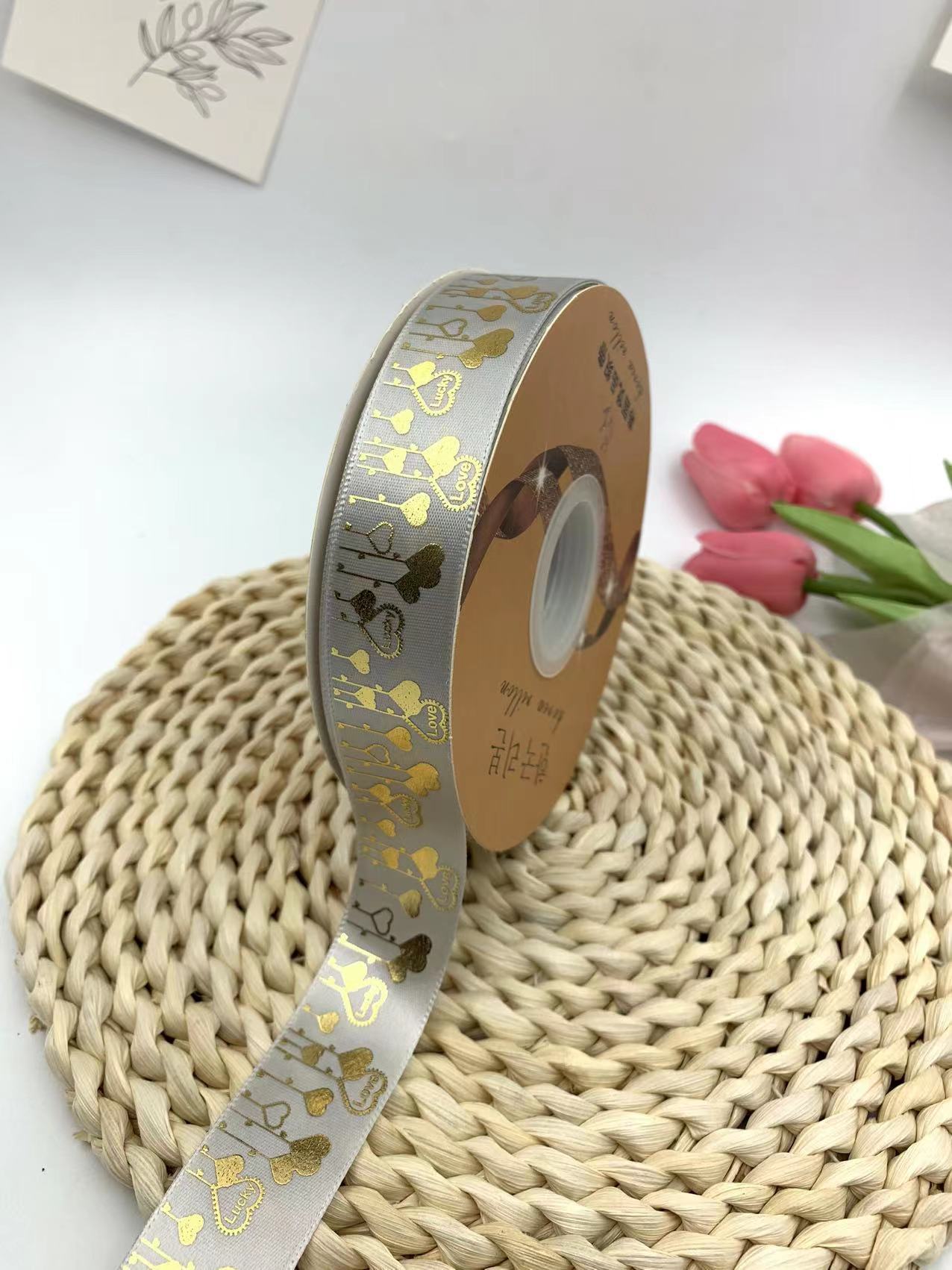 2023 nuevo amor bar bandeja hecha a mano cinta amor Meteor regalo caja embalaje cinta al por mayor