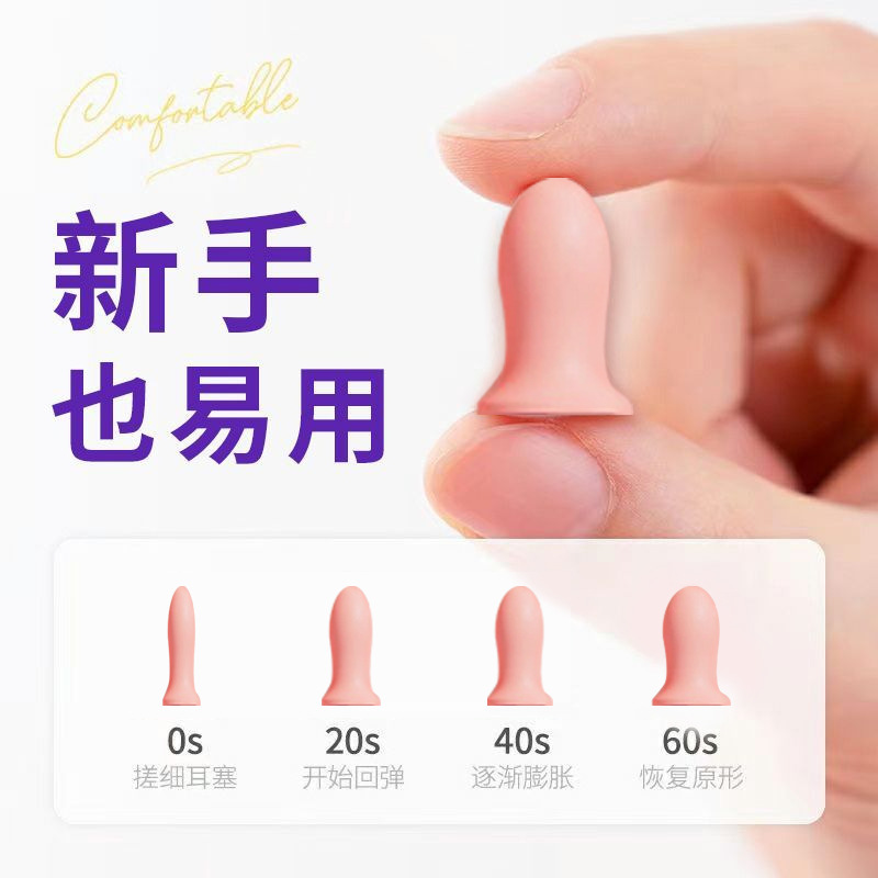 Ladies special small ear canal soundproof earplugs student dormitory study sleep slow rebound super noise reduction earplugs wholesale Ladies special small ear canal soundproof earplugs student dormitory study sleep slow rebound super noise reduction earplugs wholesale