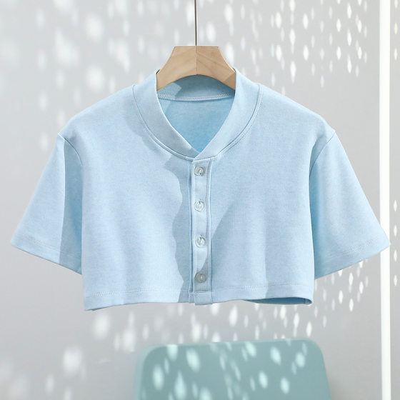 Summer Pure Cotton Shoulder Pare Cervical Spine Ware Sleeping Air-conditioned Room Office Warm Shawl Cold-proof Shoulder Protection for Middle-aged and Elderly