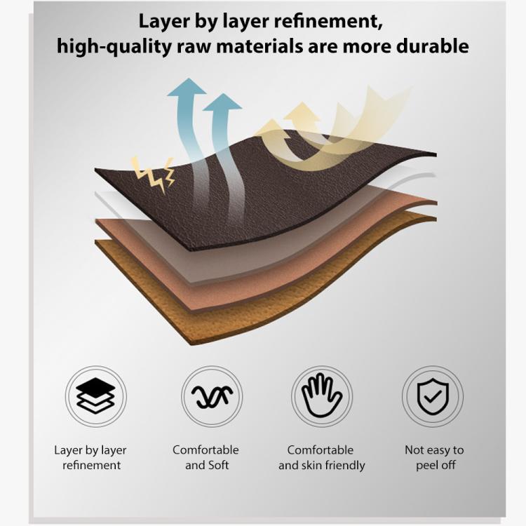 xDfind correa de cuero de tiburón negro para Huawei Watch Fit 4 Pro / Fit 4 / Fit 3 20mm