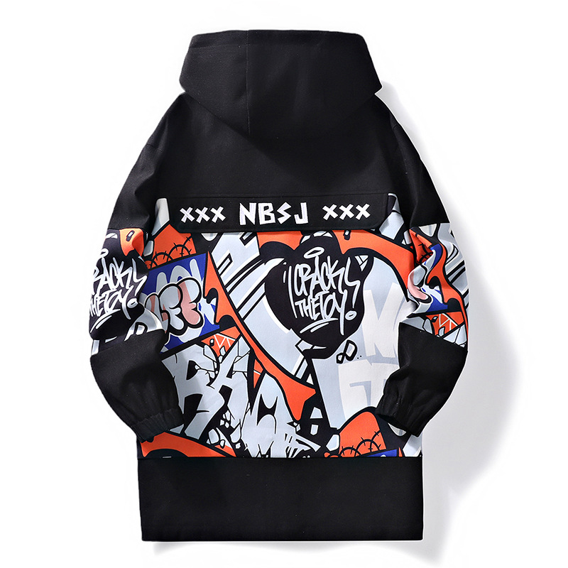 Men's Clothing mid length windbreaker jacket trendy workwear jacket_voghion.com