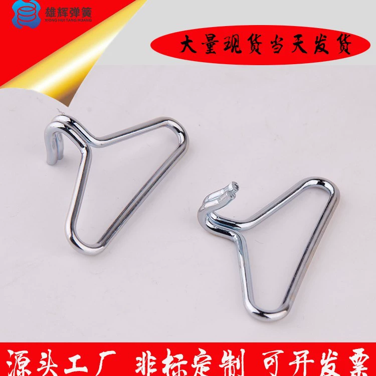 Завод прямые поставки пружинный крюк металлический оцинкованный тянуть крюк ткань с крюком стальной проволоки крюк