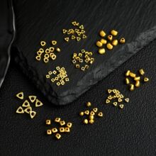 ͨ��S925�������24K��С�����Ӹ�Ƭdiy�ֹ������Բ���������