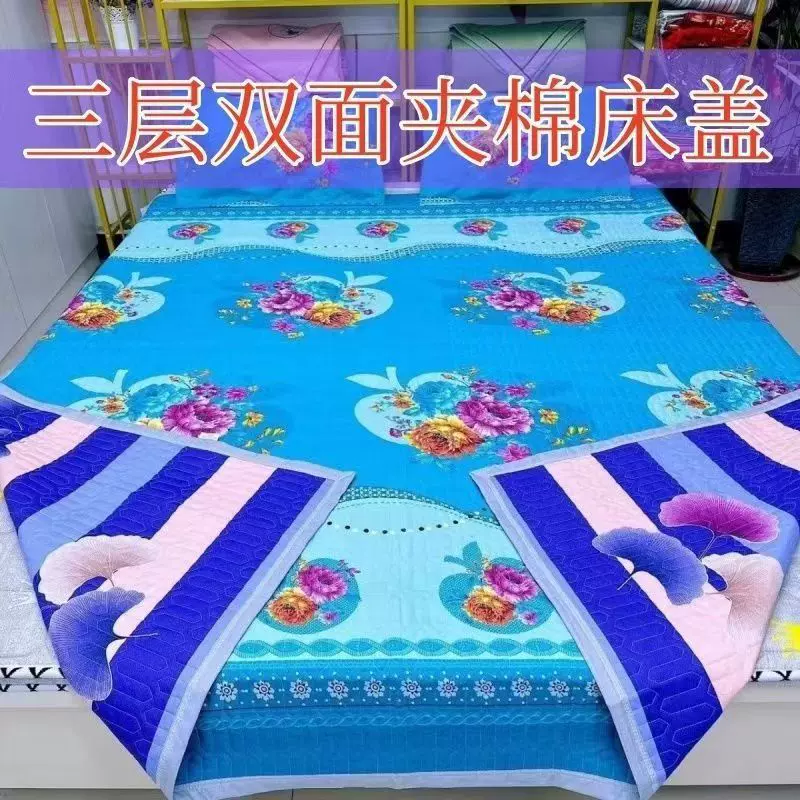 批发四季床盖双面两用绗缝多用床单可机洗水洗多功能轻奢加厚床盖