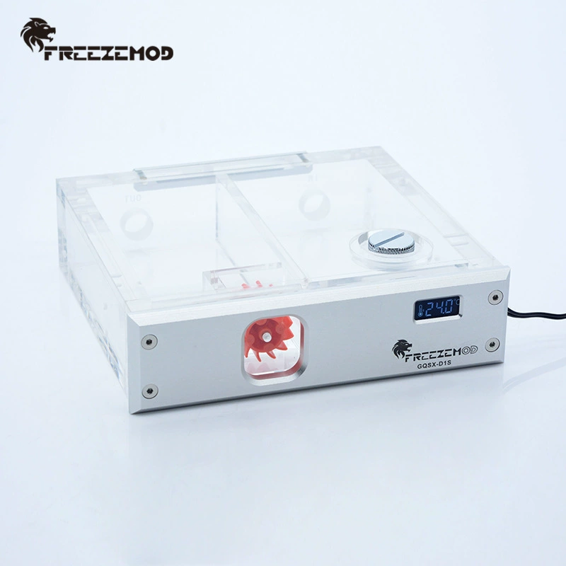 Freezemod компьютерная водяной холодный бак одиночный световой привод GQSX-D1S металлическая панель VA LCD дисплей температуры