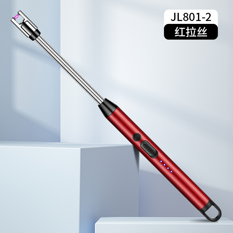 Fabricantes al por mayor Arco Tipo-c Cargador Encendedor Estufa de gas Encendido Agarre Exalargue Cocina Encendedor Transfronterizo Chong