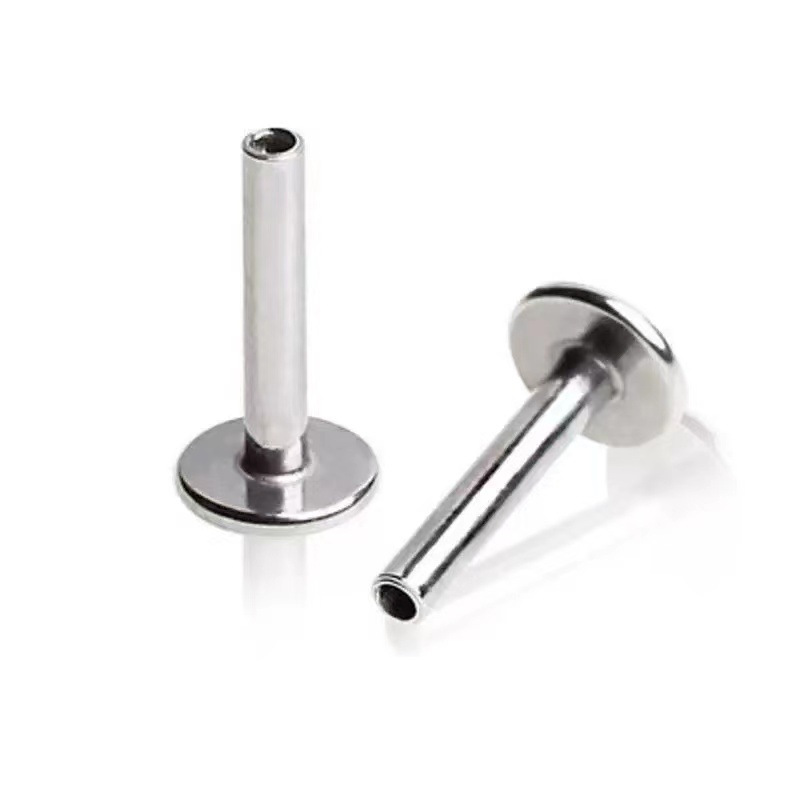 Labret piercing jewelry detail image
