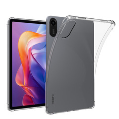 赤米タブレットredmipad2保護カバー2025四角エアバッグ転倒防止透明SE8.8 11インチ