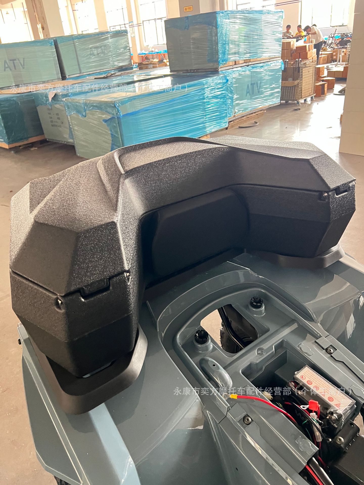 Atv Rear Cargo Box Modified Vehicle Toolbox Four-Wheel Vehicle Large Trunk 98L