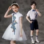 表演朗诵儿童节青花瓷合唱服