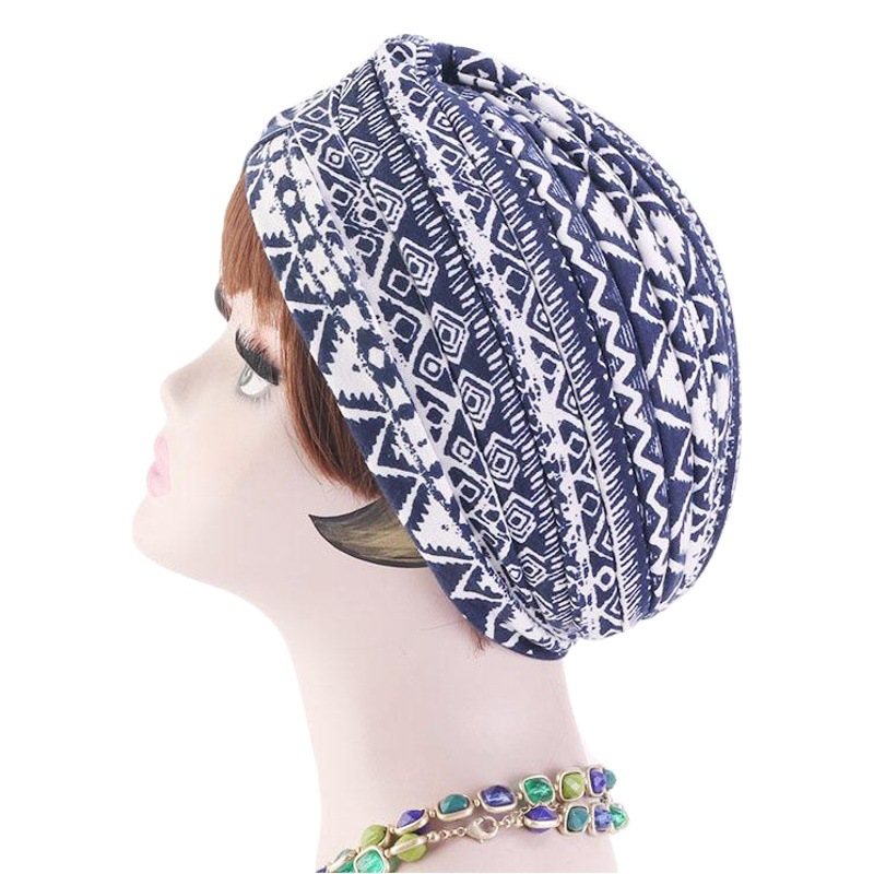 Ethnic style cotton headscarf cap India cap chemotherapy cap Amazon e-commerce supply TJM-412