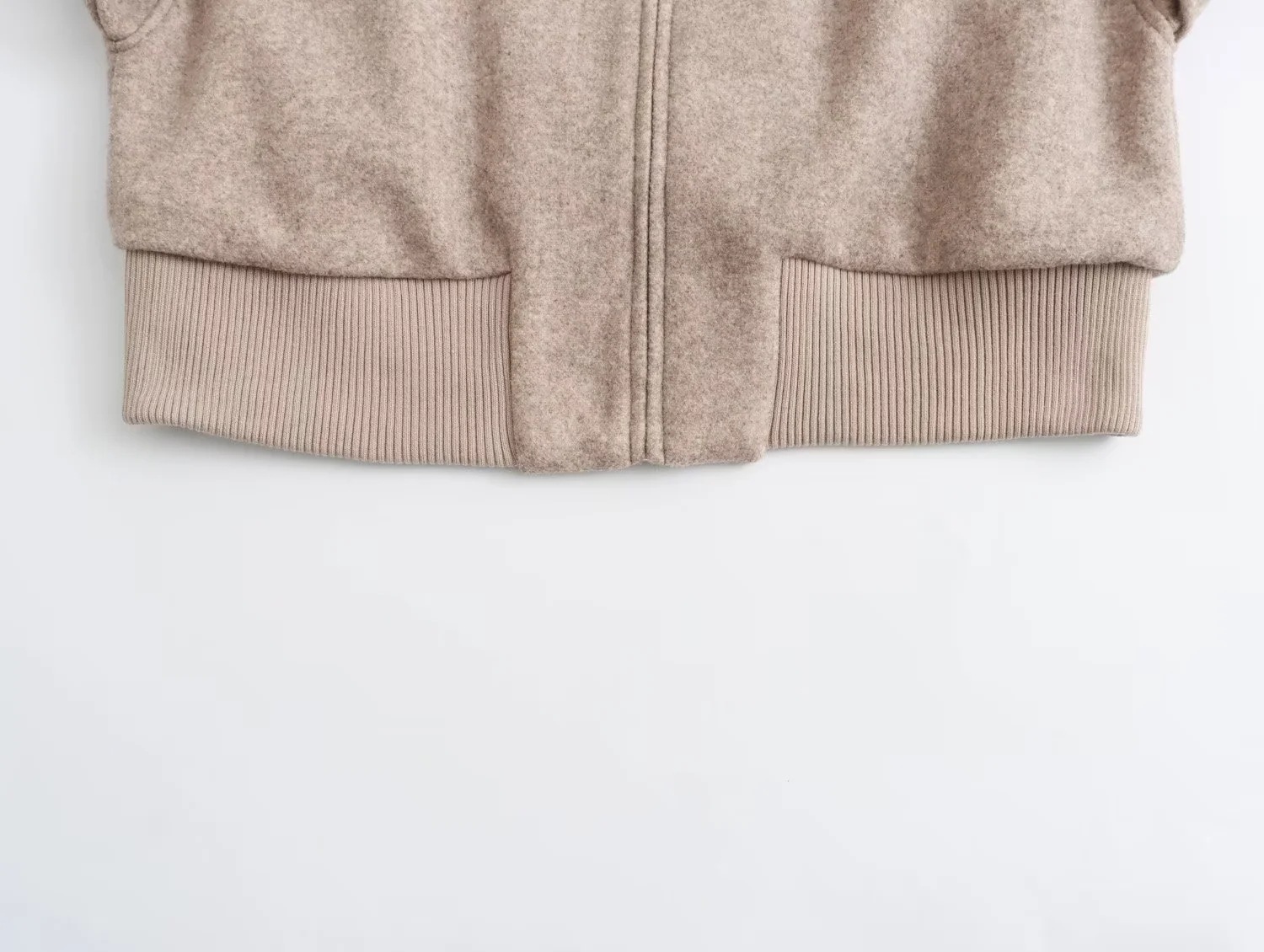 GraceChic GraceChic ZA Foreign Trade European And American Style Autumn New Simple Casual Loose Hooded Soft Short Bomber Jacket Coat_voghion.com