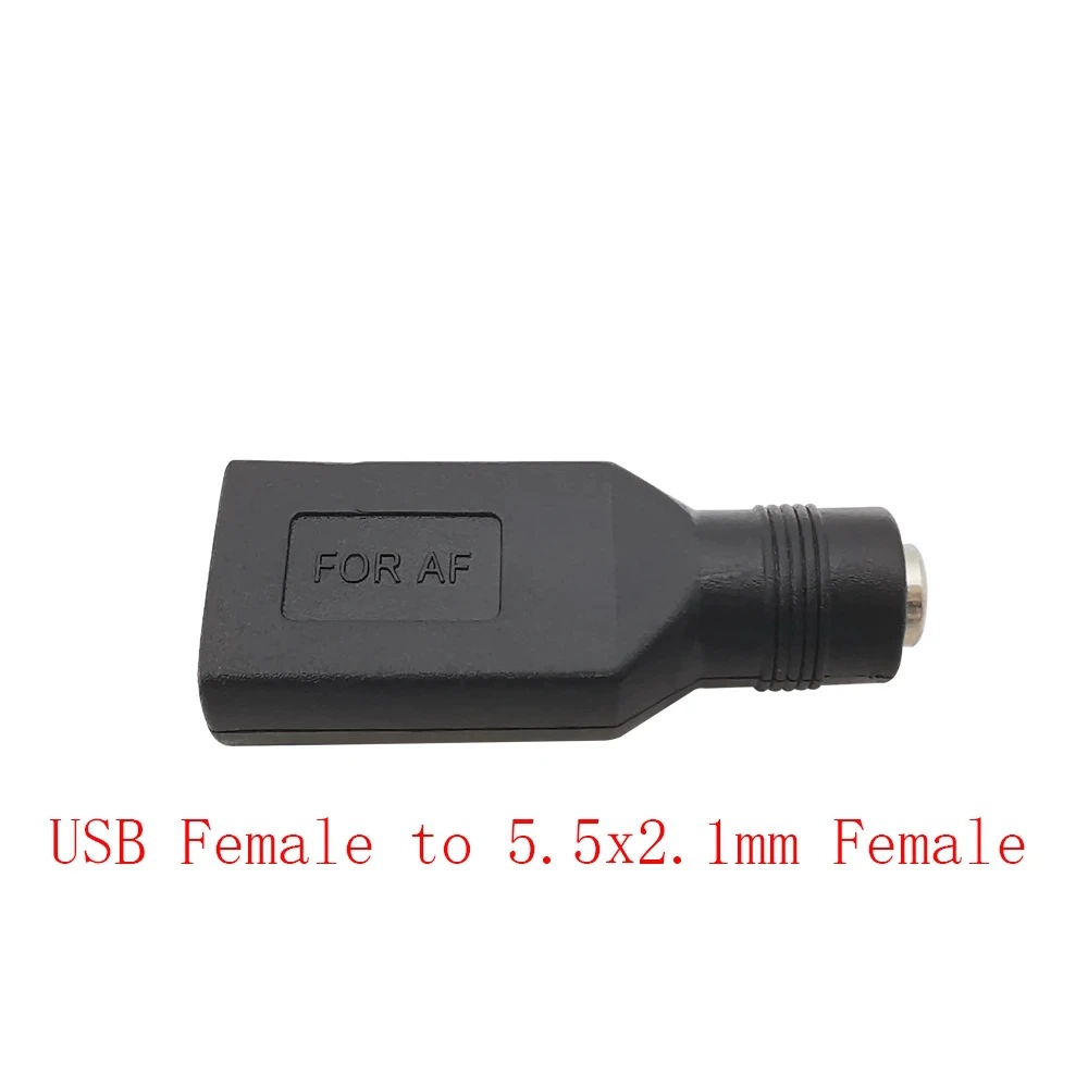 USB-адаптер: переходник DC на USB (штекер USB с разъёмом DC 5.5×2.1)