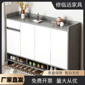 鞋柜家用门口一体现代简约客厅玄关靠墙小户型大容量收纳储物鞋架