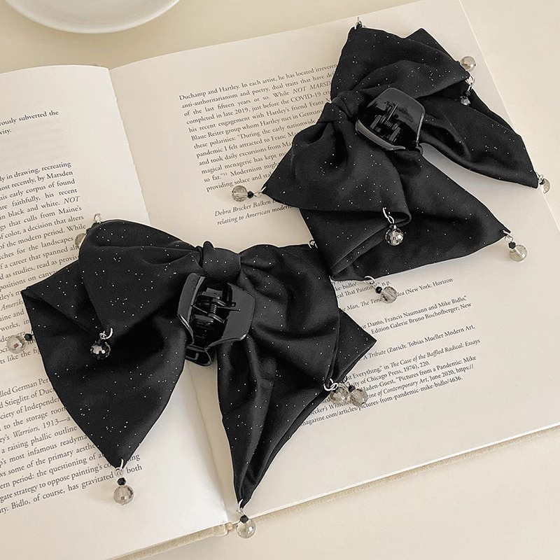 Clip de agarre de arco flotante delicado clip de cabello de alta gama para mujeres en la parte posterior de la cabeza clip de tiburón clip de cabello clip de cola de caballo clip de cabello