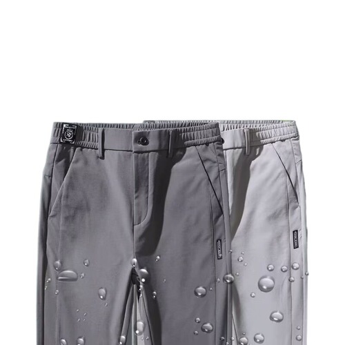 Men's Ice Silk Pants 2024 New Style Sports Loose Straight Leg Business Long Pants Summer Thin Quick Dry Casual Pants