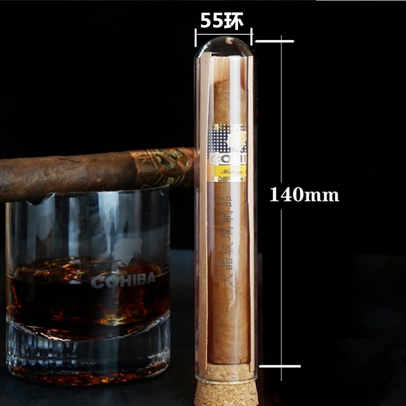 雪茄试管 玻璃样品试管 展示试管 软木塞试管 高希霸COHIBA雪茄