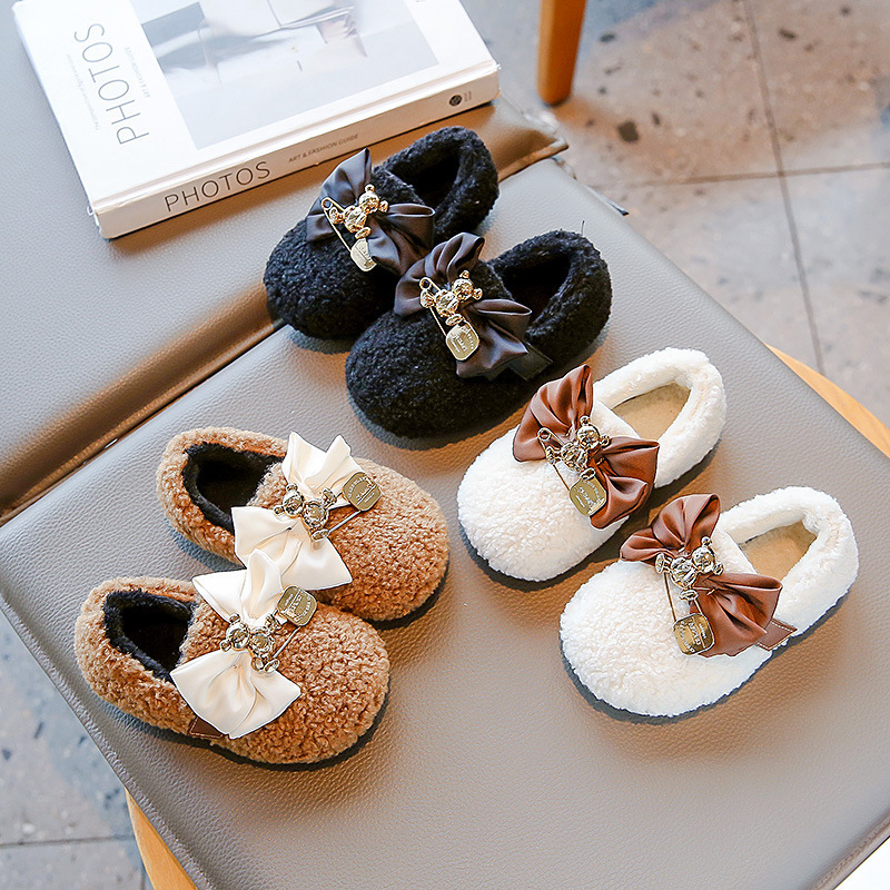2024 autumn and winter new baby girl shoes