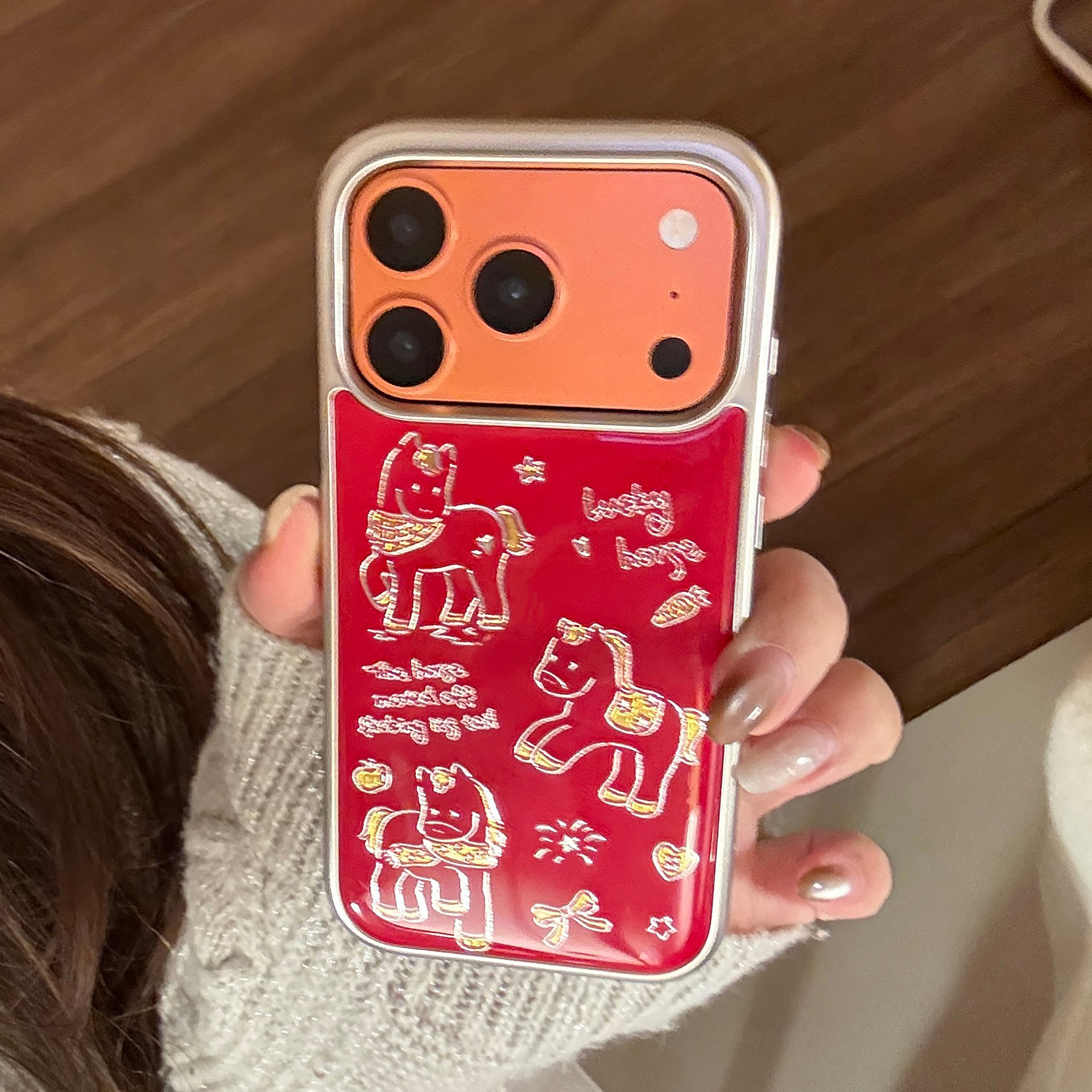 Funda protectora para iphone, carcasa con diseño para apple móvil_voghion.com