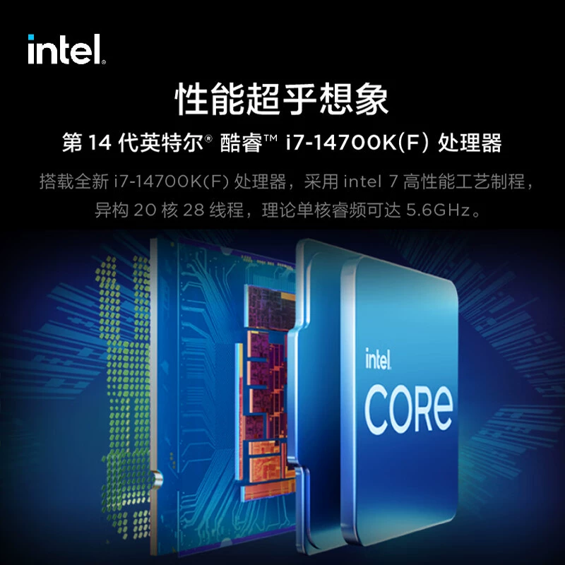 联想（Lenovo） Savior Blade 7000K 2024 Game Computer Host (Core 14th Generation i7-1470