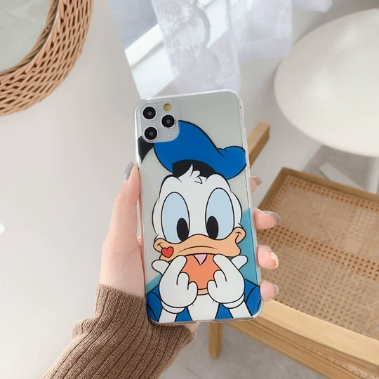 Чехол для телефона (Apple) iPhone 15 / iPhone 15 Pro / совместимый с iPhone 8 Plus, дизайн с большими головами мультфильмов