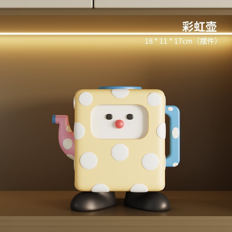 进门玄关柜钥匙收纳摆件奶油风客厅电视柜感软装饰品小众摆设|undefined
