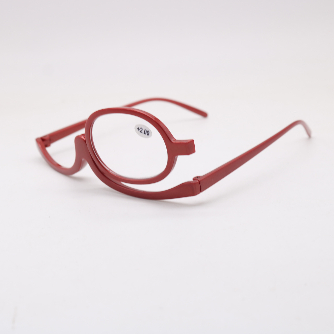 Single piece square frame+big red