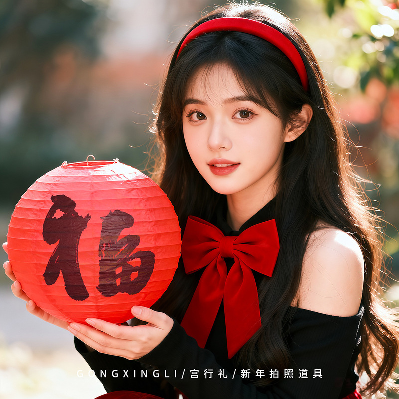 2026 Spring Festival Year of the Horse New Year Photo Props Decorations Atmosphere Setup Couplets New Year Greetings Video New Year's Eve Shooting