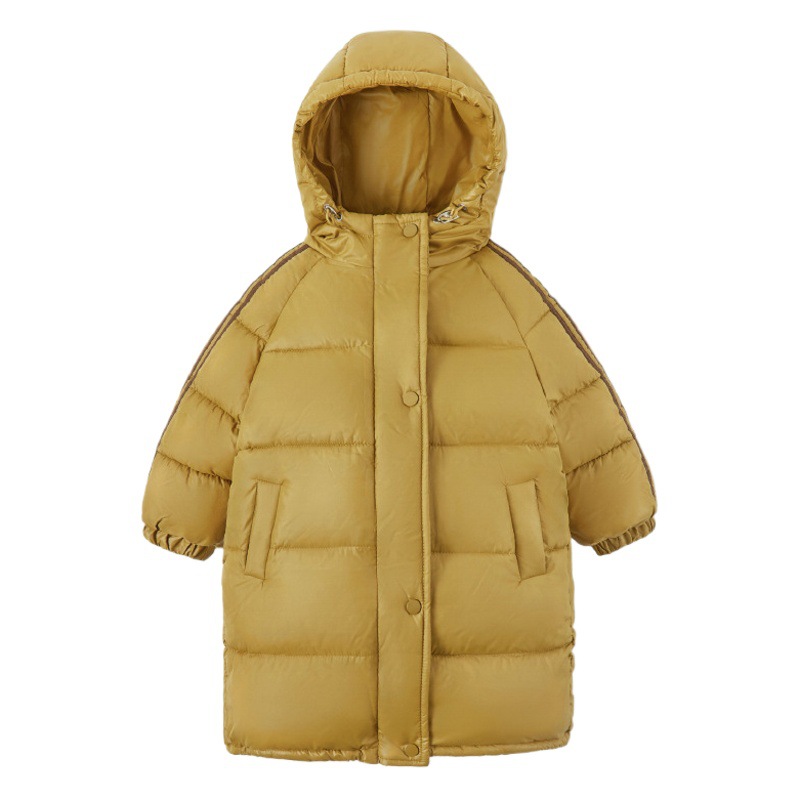 2023 nuevos niños de longitud media ropa acolchada de algodón moda coreana engrosada de invierno ropa acolchada de algodón para niños ropa de niños Comercio exterior al por mayor