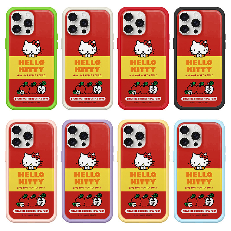 Rhino Shield Magnetic Iphone16Pro Max Mobile Phone Case Back Panel Two-In-One 15P Cartoon 14 Fresh Food