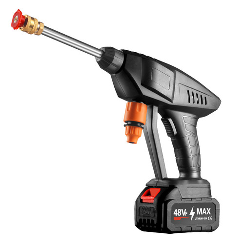 Wireless Portable Car Wash Motor Vehicle Home High-Pressure Wash Gun Lithium Battery Car Wash Machine Electric Car Wash Tool Wholesale