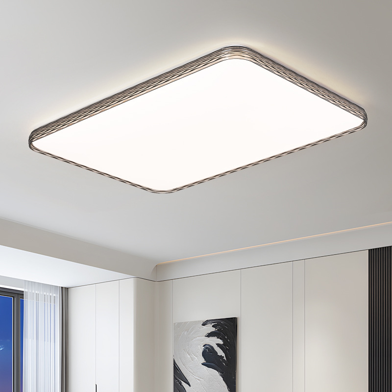 Luz de techo de la sala de estar italiana de lujo moderno y simple de alto nivel de protección de los ojos de la lámpara principal de toda la casa combinación de lámparas Zhongshan 323L