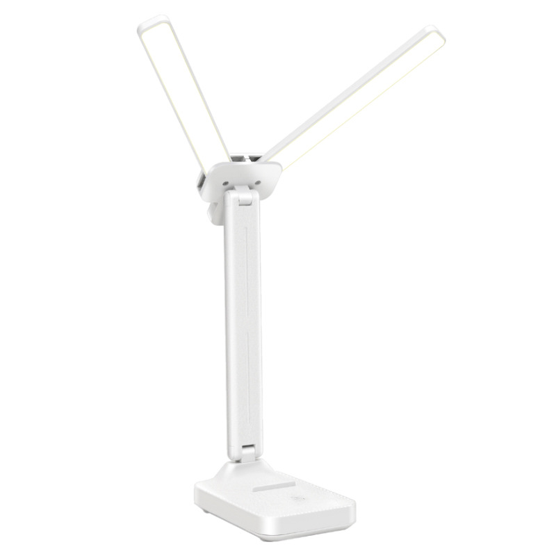 lámpara de escritorio para proteger los ojos para niños estudiantes que escriben tareas de lectura recarga enchufable dormitorio larga duración lámpara de escritorio de lectura