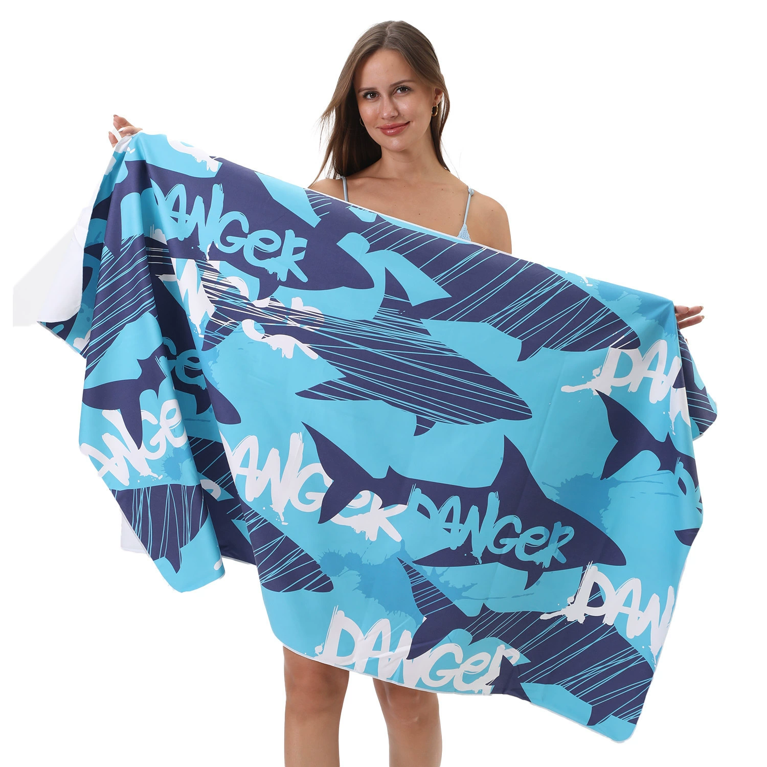 Quick dry double-sided beach cartoon cute bath towel, (Physicals), Amazon